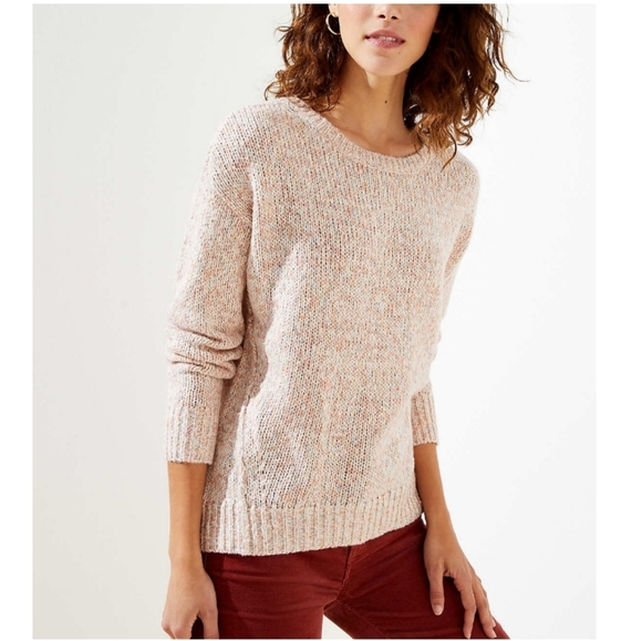 LOFT Sweaters - Loft Marled Crew Neck Sweater